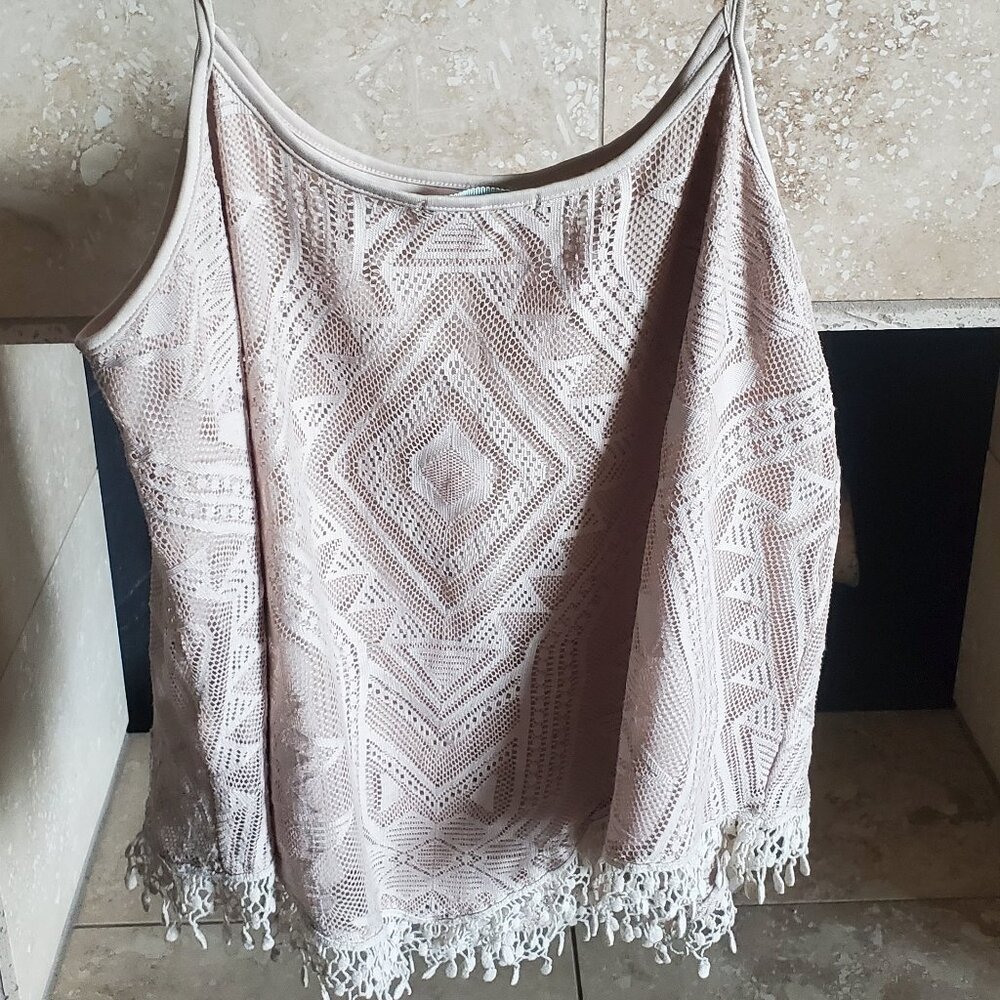 Lace maurices tank top